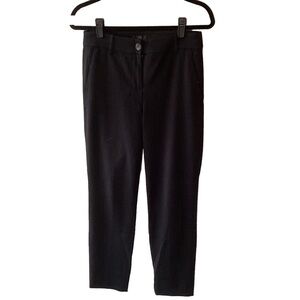 J. CREW Solid Black K2916 Slim Ankle Bi-Stretch Trouser Pants Careerwear